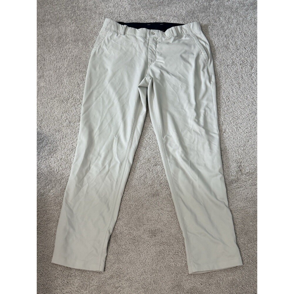 Nike Dri-Fit Men’s Pants | 34x33 | Beige | Polyester